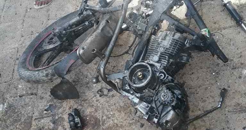 المنطقة العسكرية الاولى توضح استهداف القوة المرابطة في  شبام بتفجير دراجة نارية مفخخة 