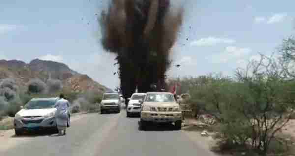 أبين.. إستشهاد ثلاثة جنود بينهم قيادي عسكري إثر إنفجار عبوة ناسفة في مودية
