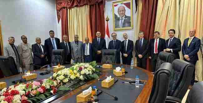 نائب وزير المالية يبحث مع سفراء الاتحاد الأوروبي المستجدات الاقتصادية والإصلاحات الراهنة