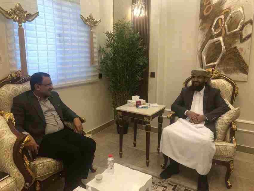 عضو مجلس القيادة الرئاسي المحرمي يلتقي وزير الزراعة والري والثروة السمكية