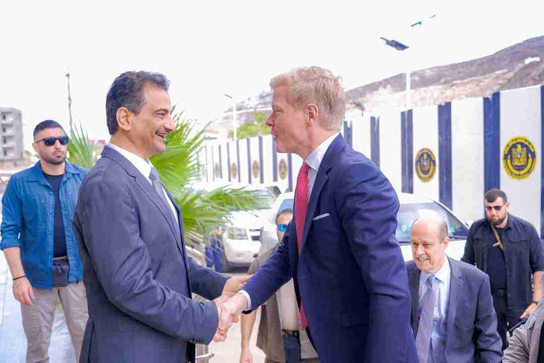 عاجل. لملس يبحث مع المبعوث الأممي تطورات العملية السياسية وجهود إنهاء الحرب
