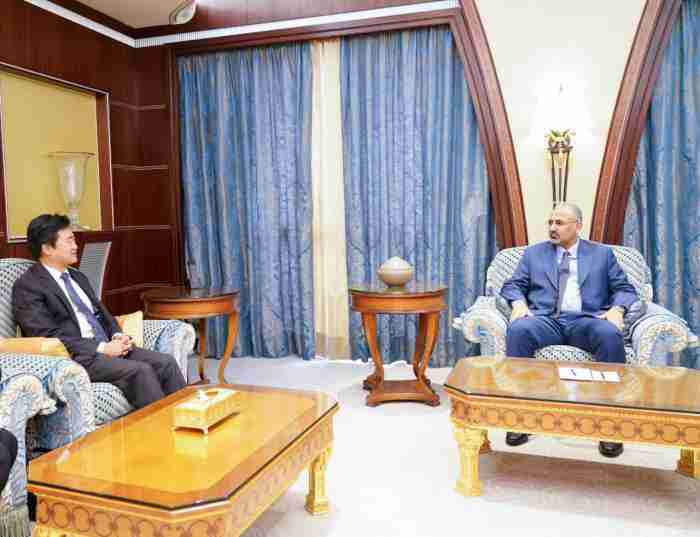 الرئيس الزُبيدي يثمّن دور جمهورية الصين وجهودها لإحلال السلام في منطقة الشرق الأوسط