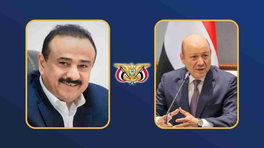 رئيس مجلس القيادة الرئاسي يطلع من ابن الوزير على الاوضاع في محافظة شبوة.   :