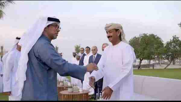 استقبل الشيخ منصور بن زايد آل نهيان نائب رئيس الدولة نائب رئيس مجلس الوزراء رئيس ديوان الرئاسة بدولة الإمارات العربية المتحدة عوض محمد بن الوزير  مستشار رئيس الجمهورية - محافظ محافظة شبوة