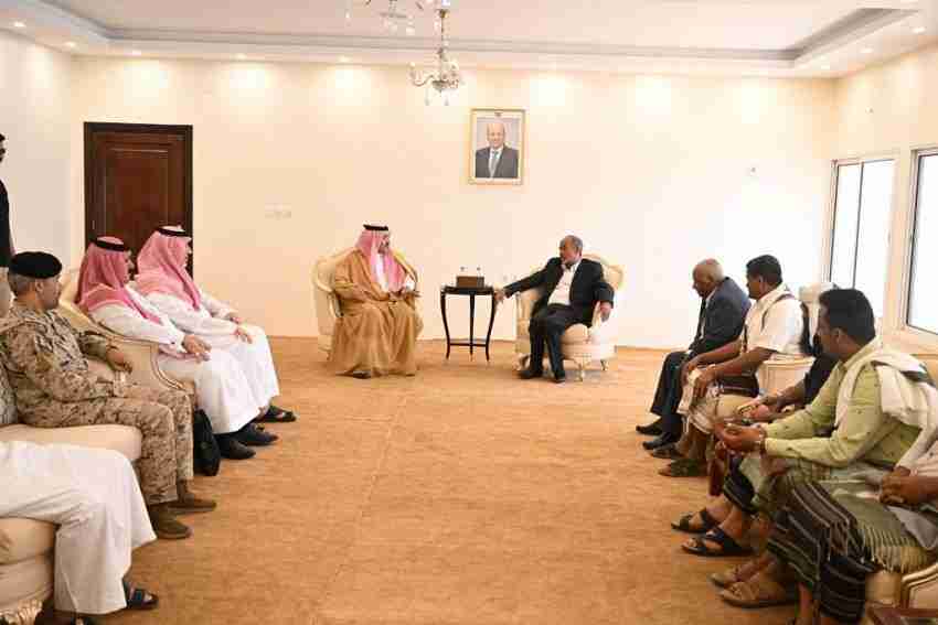 *اللواءان محمود الصبيحي وفيصل رجب يلتقيان السفير السعودي*