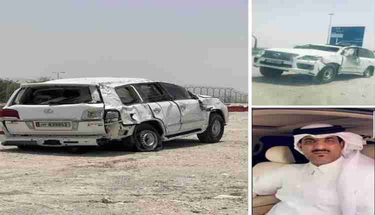 صور مؤلمة لحادث تعرض له المواطن الجنوبي "بن دعبان اليافعي" في قطر
