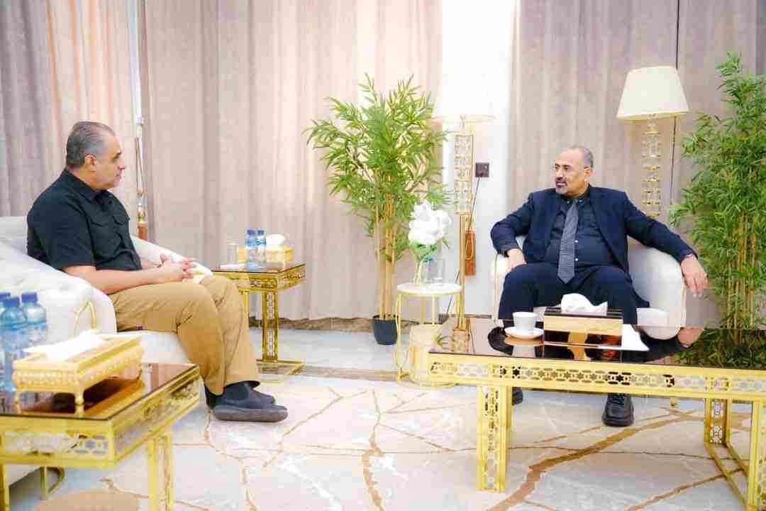 الرئيس الزُبيدي يطّلع على سير العمل بصندوق صيانة الطرق والجسور