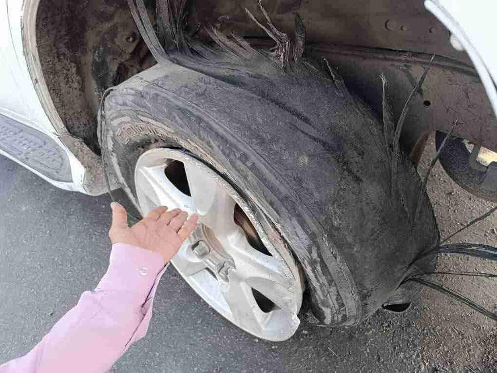 حادث مروري غامض لقيادي كبير في المجلس الانتقالي كاد ان يودي بحياته