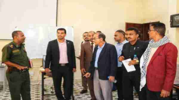 الأمانة العامة تنفذ نزولاً لعدد من المرافق القضائية والأمنية في المكلا